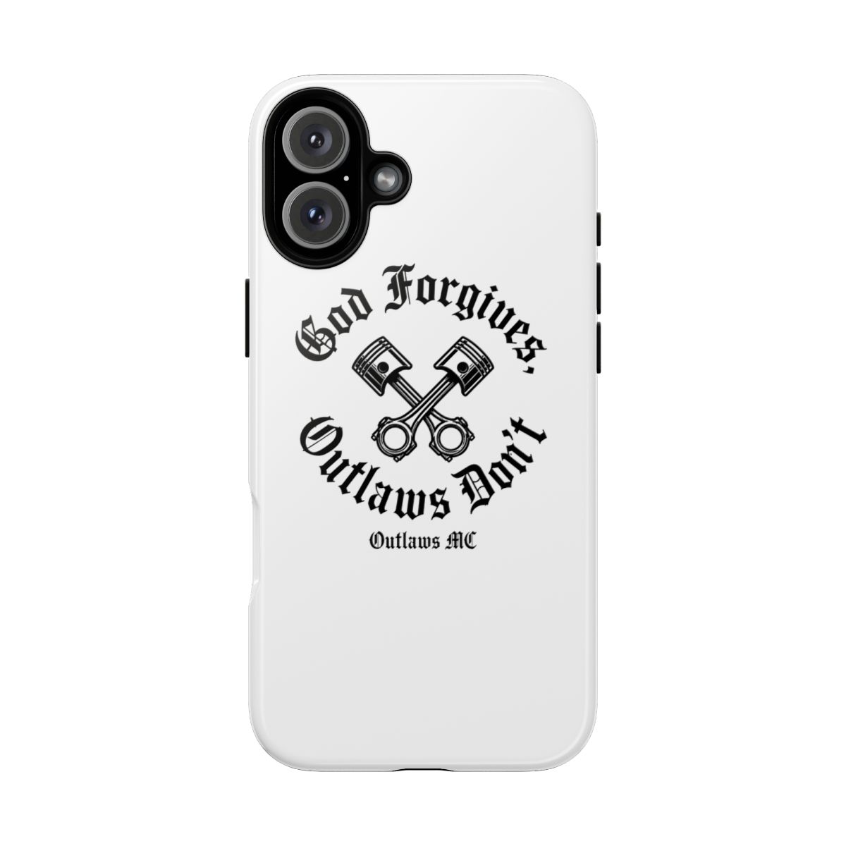 Outlaws MC "God Forgives, Outlaws Don" Phone Case - alternate angle 1, merchandise