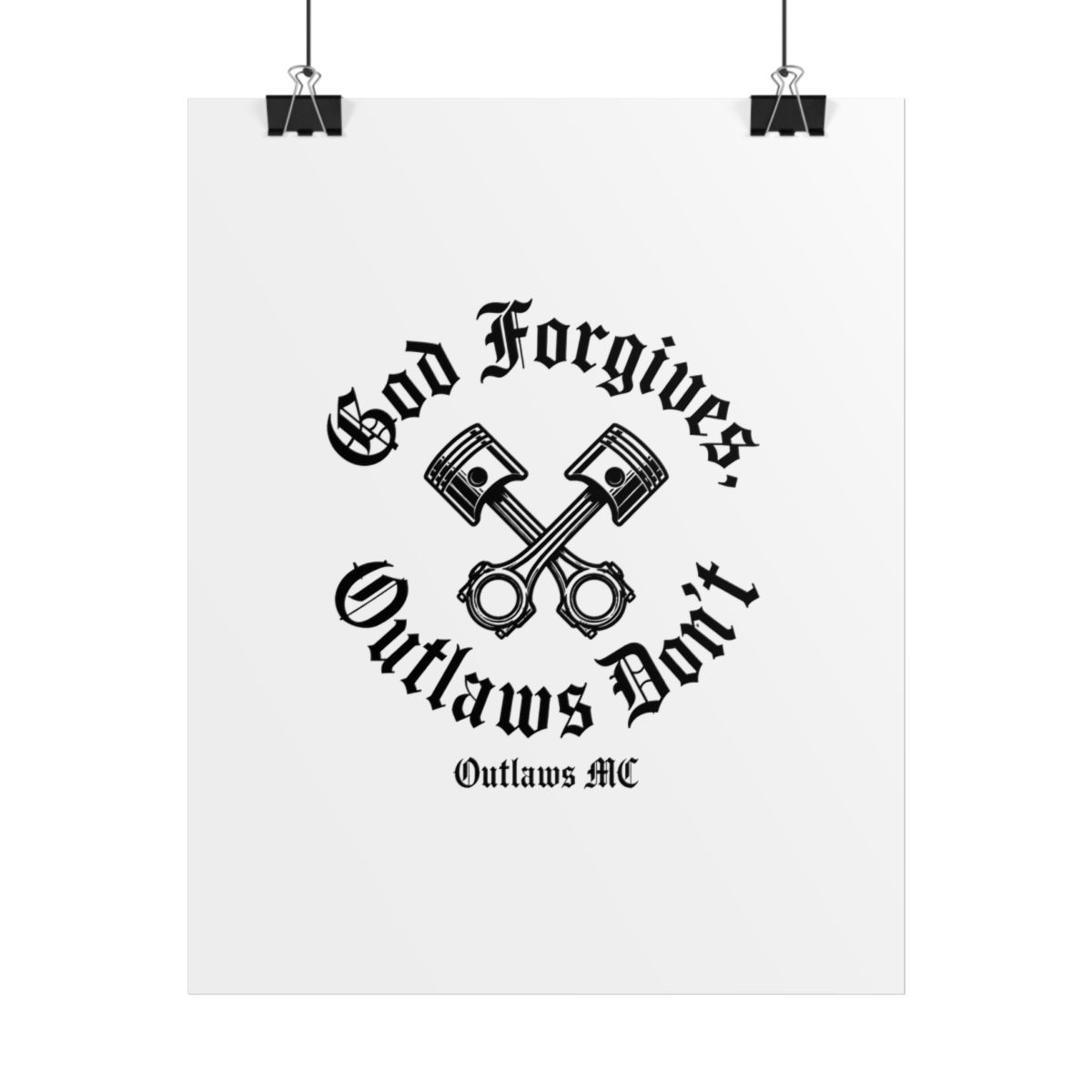 Outlaws MC "God Forgives, Outlaws Don" Poster