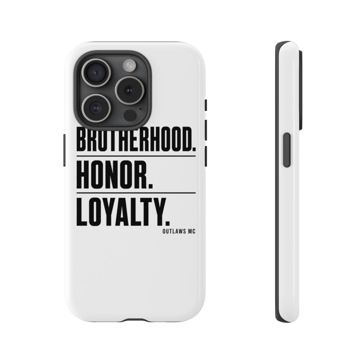 Outlaws MC "Brotherhood. Honor. Loyalty." Phone Case - alternate angle 3, merchandise