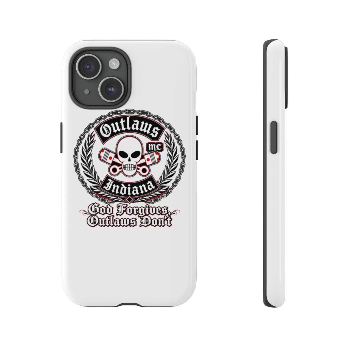 Outlaws MC "Outlaws" Phone Case - alternate angle 2, merchandise