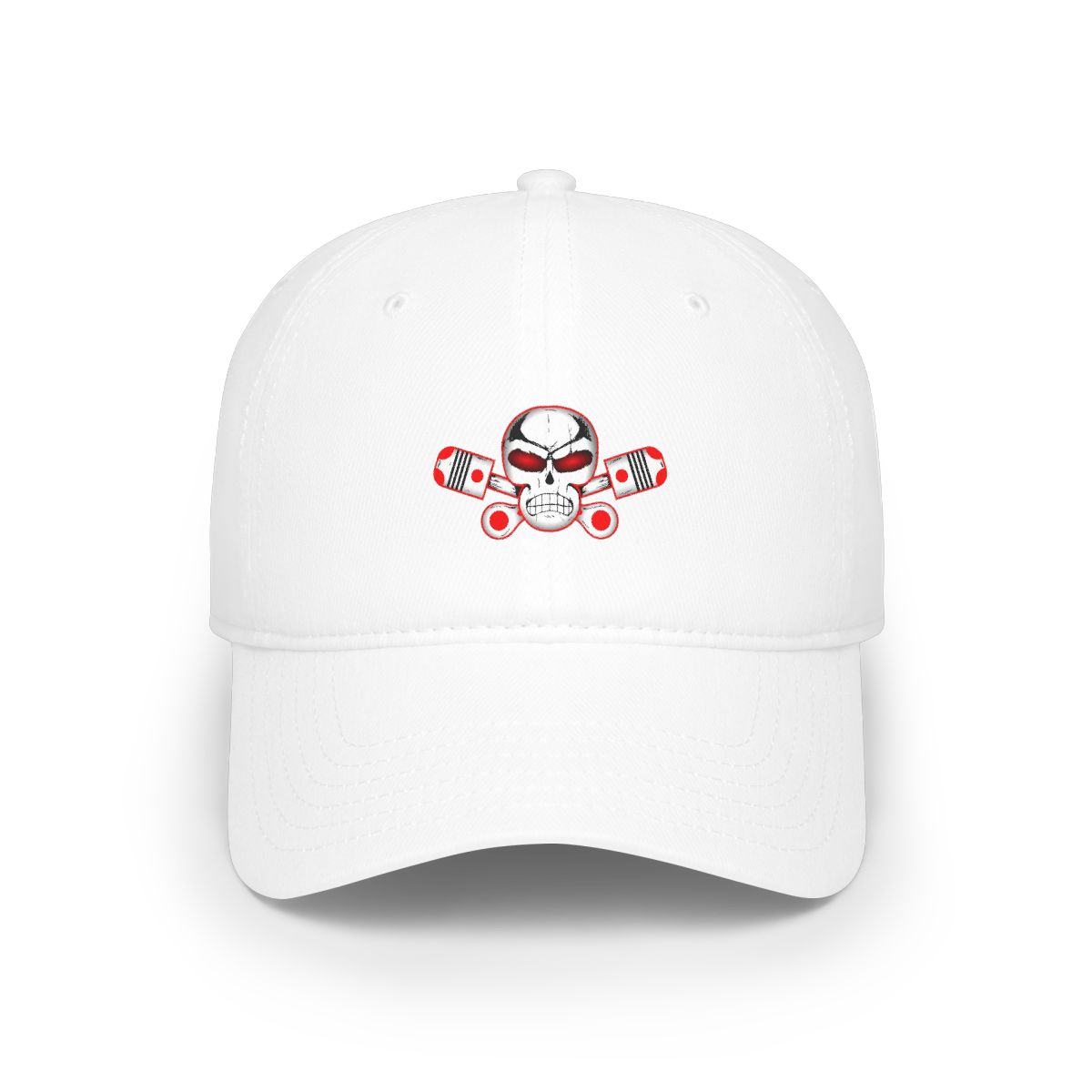 Skull with Crossed Spark Plugs Cap | Racing, Mechanic, Motorhead | Outlaws MC
