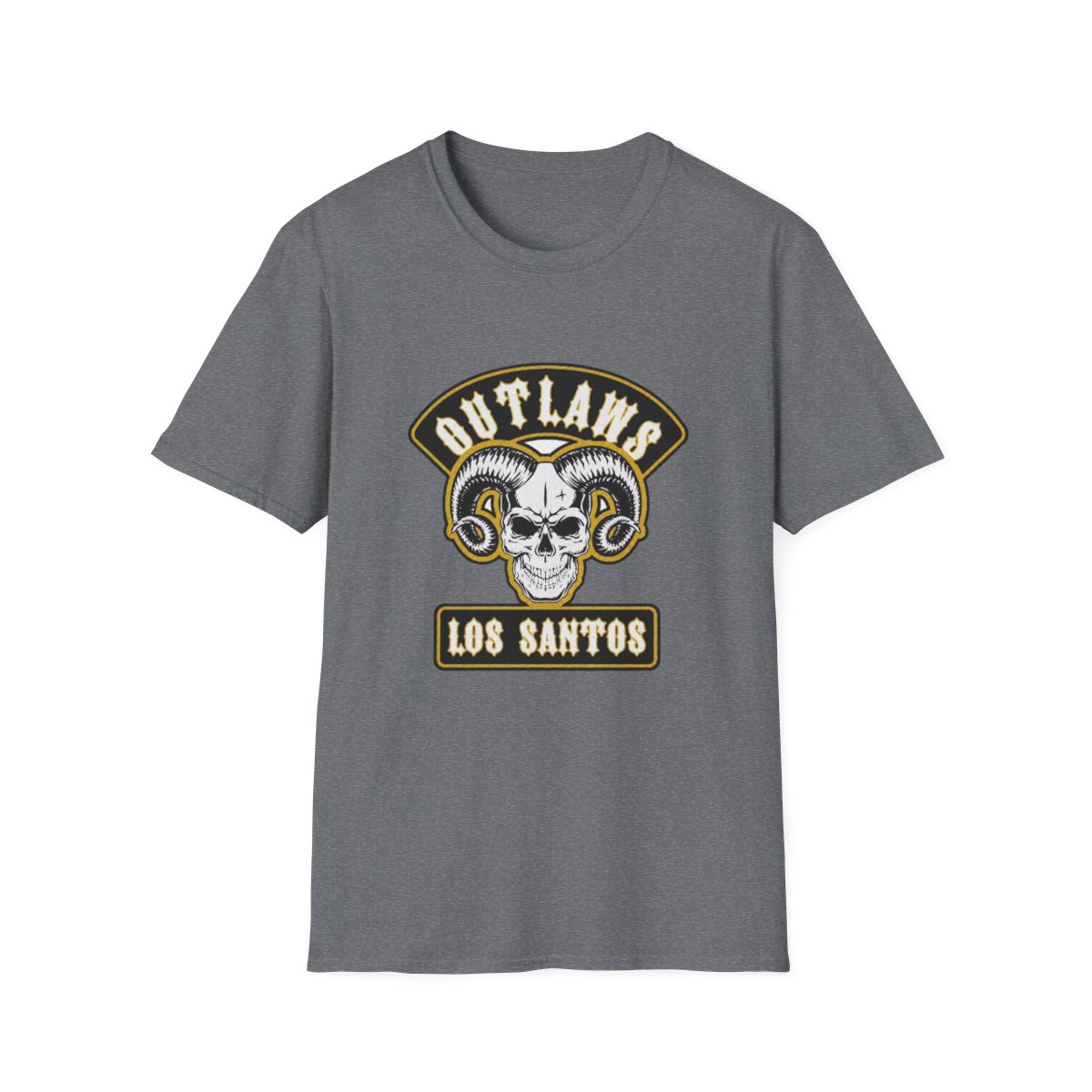 Outlaws Skull Ram Logo T-Shirt | Los Santos | Outlaws MC - alternate angle 5, merchandise